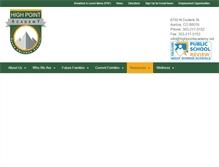 Tablet Screenshot of highpointacademy.net